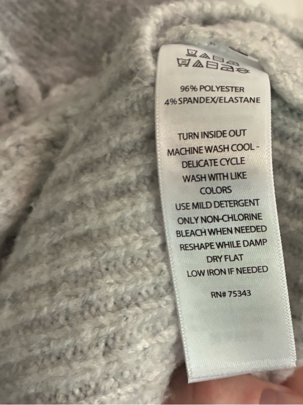 cupcakes & cashmere Light Gray Cable-Knit Hooded Sweater - Picture 5 of 5
